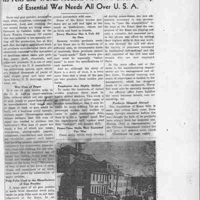 Knox Woolen Company Important War Industry, March 18, 1943