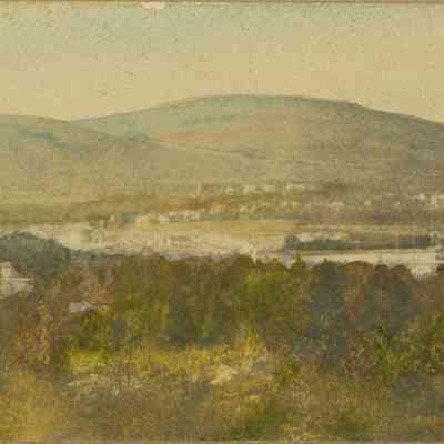 Camden Hills and harbor