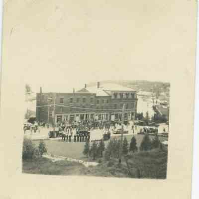Parade on Central Street in Rockport, Maine: Copyright: None; Origformat: Print-Photographic