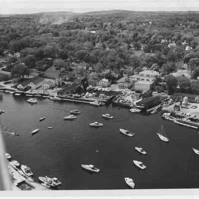 Camden harbor and Lok Marina circa 1954: Origformat: Print-Photographic