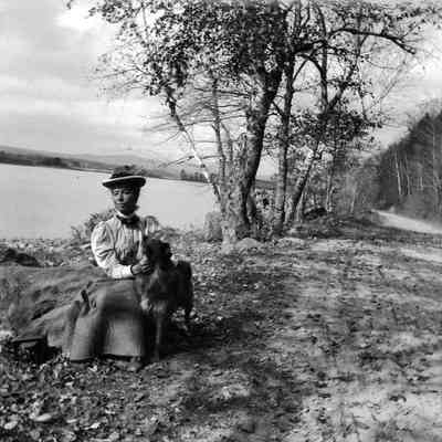 Turnpike by Megunticook Lake Group taken at Lake City - August 1901 Lake City - August 1899 Working Bee at Lake City - September 1899