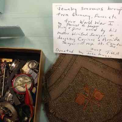 Jewelry collected in WWI by Percival Ansell Sawyer