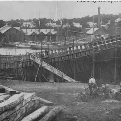 Schooner Annie 1901 Rockport: Origsize: 12"x7.5"