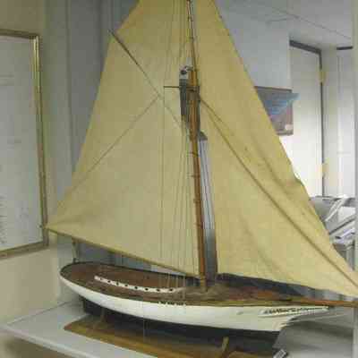 Model of the sailing vessel "Ida": Copyright: None; Origformat: Artifact