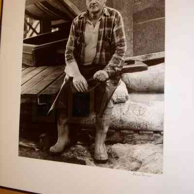 William Sutherland, "flesher" at the Camden tannery: Copyright: None; Origformat: Print-Photographic