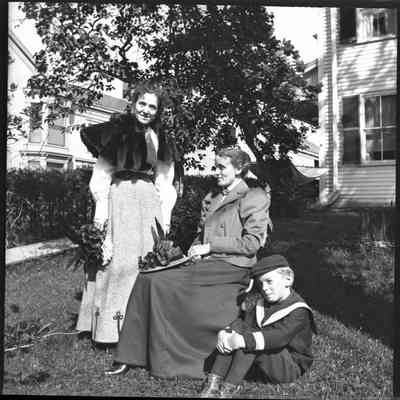 Lizzie Curtis, Mrs. Hart and young Fred