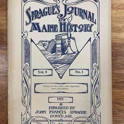 Sprague's Journal of Maine History