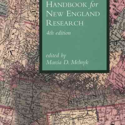 Genealogist's Handbook for New England Research 4th Edition