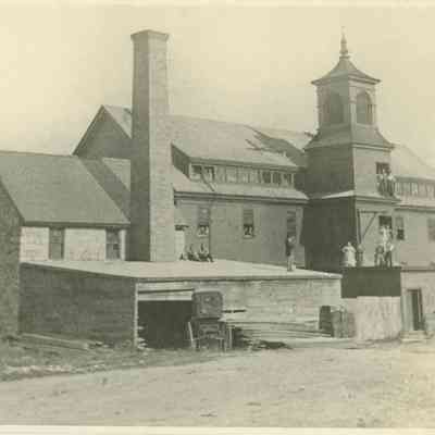 Knox Woolen Mill in Camden, Maine circa 1870: Copyright: None; Origformat: Print-Photographic