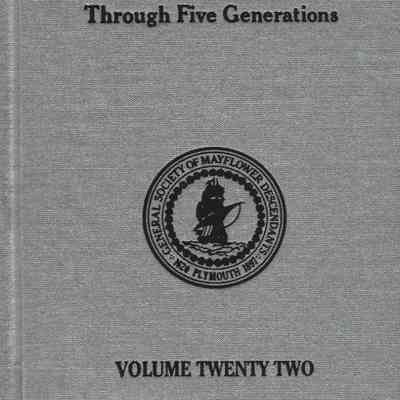 Mayflower Families Through Five Generations: Vol. 22 (William Bradford)