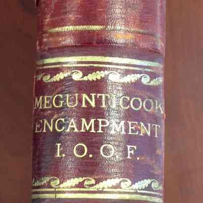 Megunticook IOOF record book, vol. 2, 1905-1920