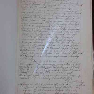 Megunticook IOOF record book, vol. 2, 1905-1920