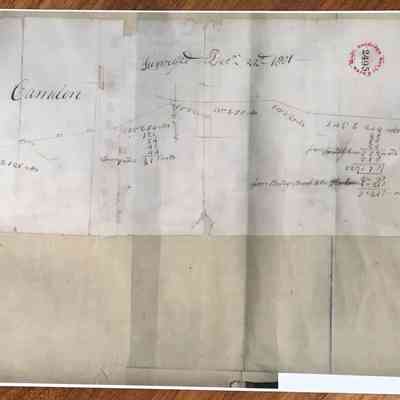Survey of TURNPIKE OVER MEGUNTICOOK MOUNTAIN 1801