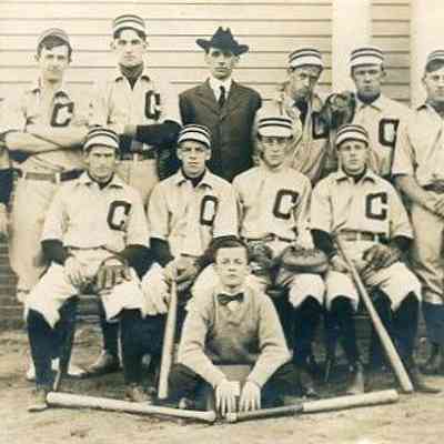 Camden High School baseball team circa 1900
