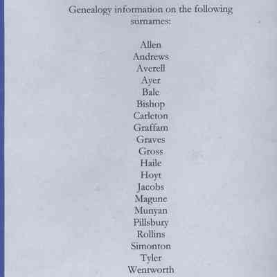 Allen, Andrews, Averell - Local Families