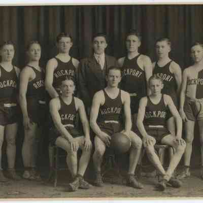 1933 Rockport High School basketball team: Origformat: Print-Photographic; Resolution: 400 dpi