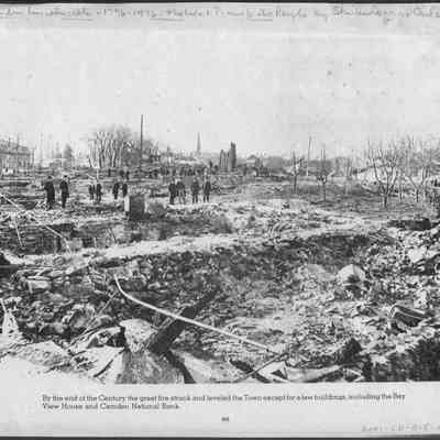 Main Street after the Great Fire of 1892