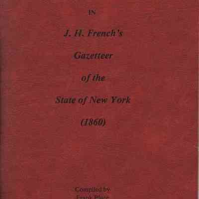 Index of Names in J.H. French's Gazetteer of the State of New York (1860).