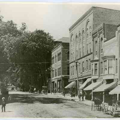 Elm Street and Main Street, Camden, undated, c 1900