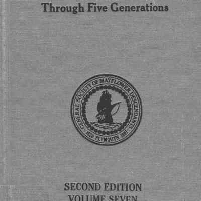 Mayflower Families Through Five Generations: Vol. 7 ( Peter Brown)