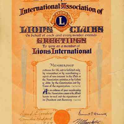 Lions Club Membership