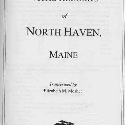 Vital Records of North Haven, Maine