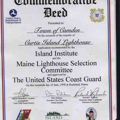 Commemorative Deed, 1998