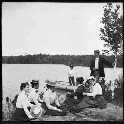 Lake City boaters Lake City - August 1899 Working Bee at Lake City - September 1899