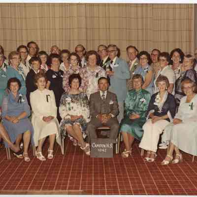 CHS Class of 1942 reunion photograph in 1982