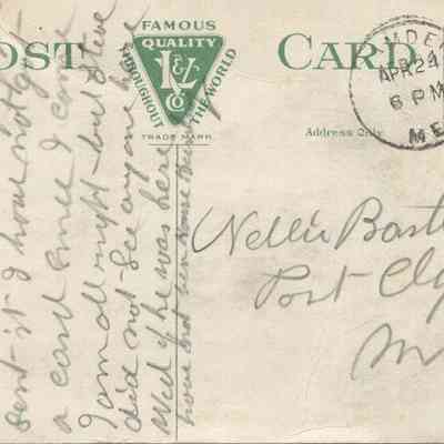 Bowley Collection Postcard 026 B