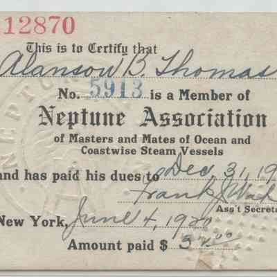 Neptune Association card