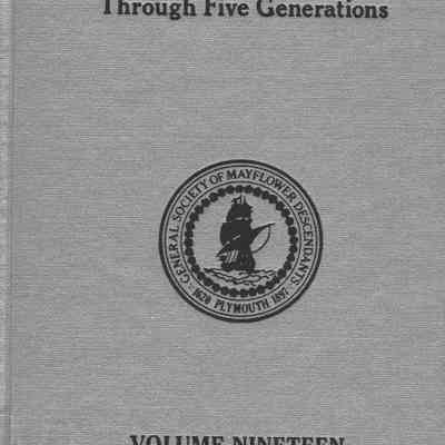 Mayflower Families Through Five Generations: Vol. 19 (Thomas Rogers)