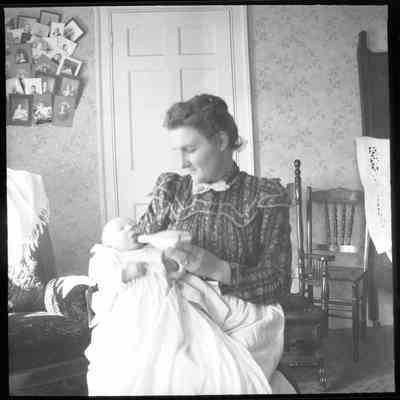 Flora and baby Norman