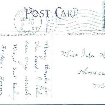 Bowley Collection Postcard 027 B