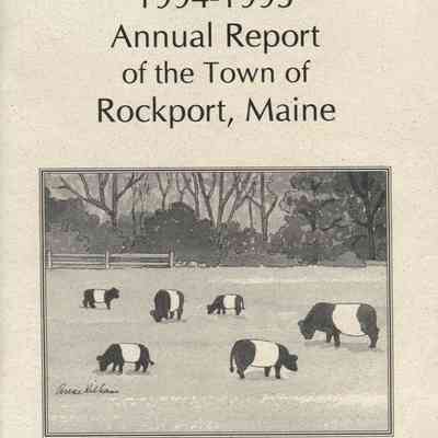 1994 - 1995 Annual Report of the Town of Rockport, Maine