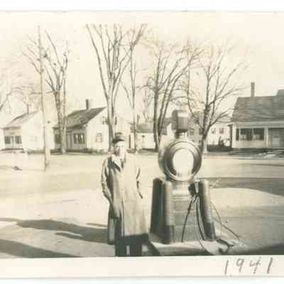 young man at the gas station on Union Street in Camden