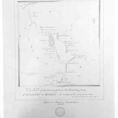 1762 PLAN of the Interior parts of the Countrey from Penobscot to Quebec