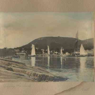 Drying the sails Camden: Origsize: 12x10" with matte