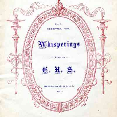Whisperings from the C.H.S. December 1896