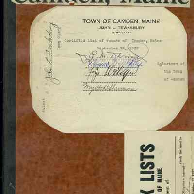 Female Voters - Camden, Maine