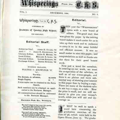 Whisperings December 1896: Origformat: Book