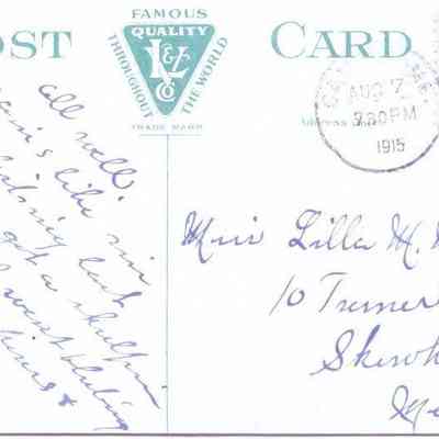 Bowley Collection Postcard 030 B