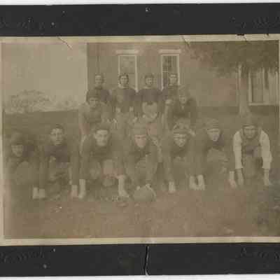 Football team, unknown date and location: Origformat: Print-Photographic; Resolution: 400 dpi