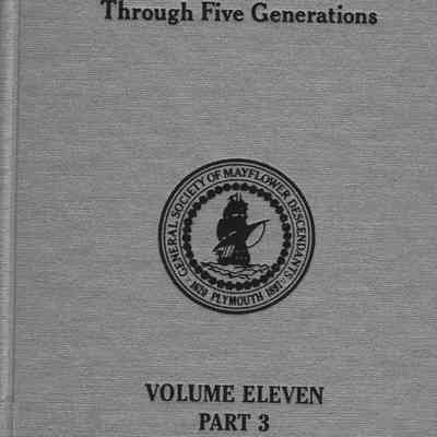 Mayflower Families Through Five Generations: Vol. 11, Pt. 3 (Edward Doty)