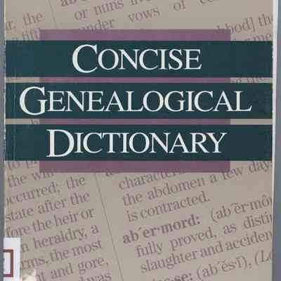 Concise Genealogical Dictionary