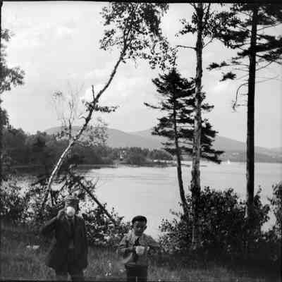 Young campers at Ogier Pt.