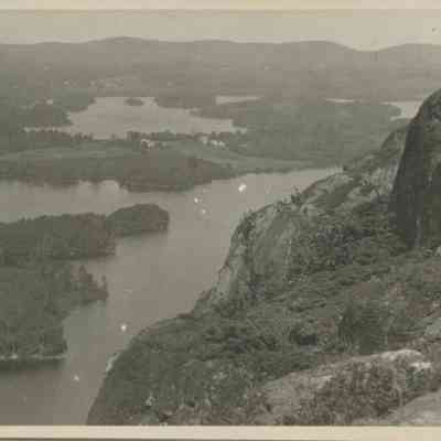 Cliff At Megunticook Lake