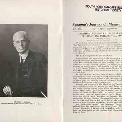 Sprague's Journal of Maine History