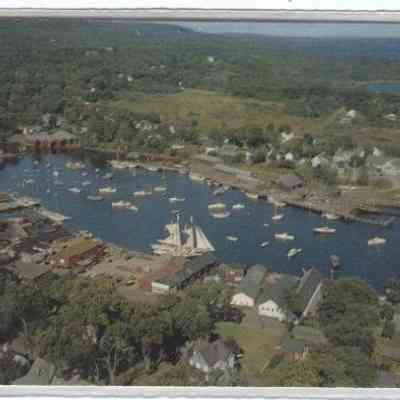 Aerial View of Camden, Maine
