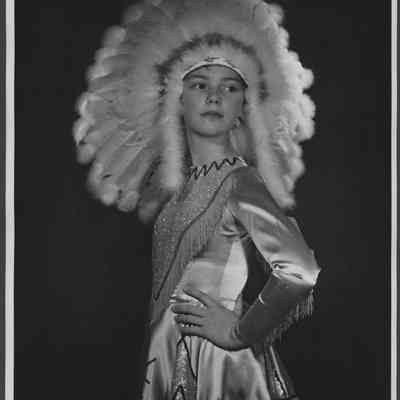 Girl In Native Costume